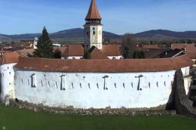 Bran Castle, Rasnov Fortress, Harman & Prejmer Fortified Churches Day Tour - Harman Fortified Church: Romanesque style and a 56m bell tower
