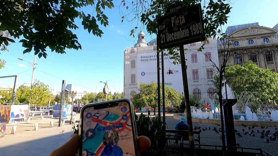 Bucharest 1989 Revolution Walking Tour with Smartphone App - A smartphone scavenger hunt for Bucharest’s 1989 Revolution
