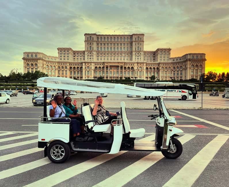 Bucharest: Best of Bucharest Private Tuk-Tuk Tour - Meeting point, pickup options, and how not to waste time