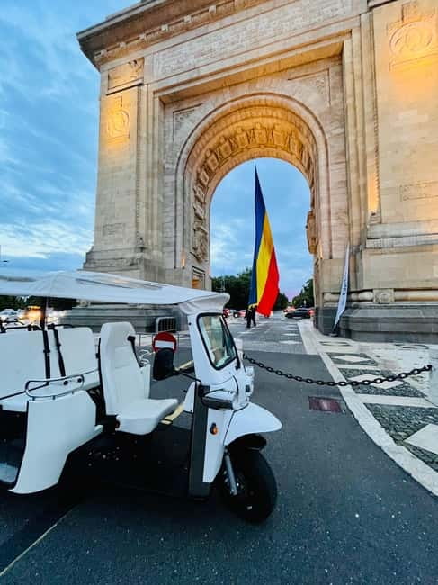 Bucharest: Best of Bucharest Private Tuk-Tuk Tour - University Square, Romana Square, and Victory Square: setting the city tone