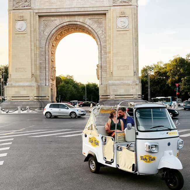 Bucharest: Best of Bucharest Private Tuk-Tuk Tour - Revolution Square and the CEC Palace: where history meets everyday Bucharest