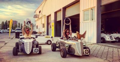 Bucharest: City Tour by a Mini Hot Rod