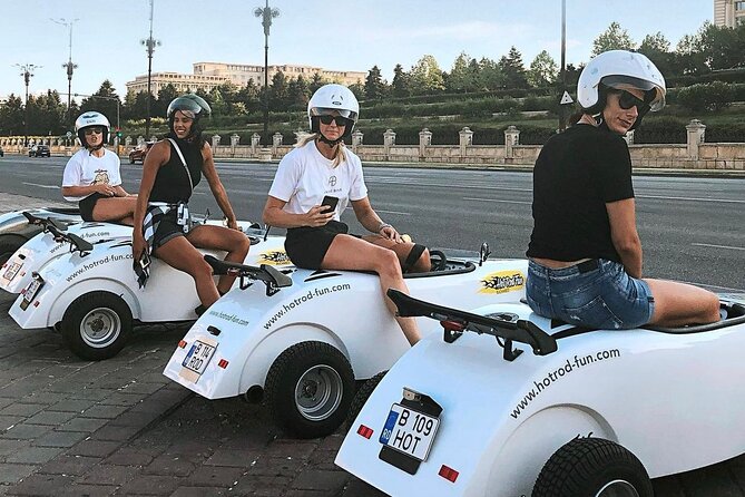 Bucharest: CityTour in one of a kind mini hot rod - Where the value comes from at about $95.58 for one hour