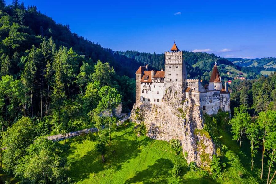 Bucharest Dracula Castles, Wednesday Castles & Peles Castles - Cantacuzino Castle and Nevermore Academy from Wednesday