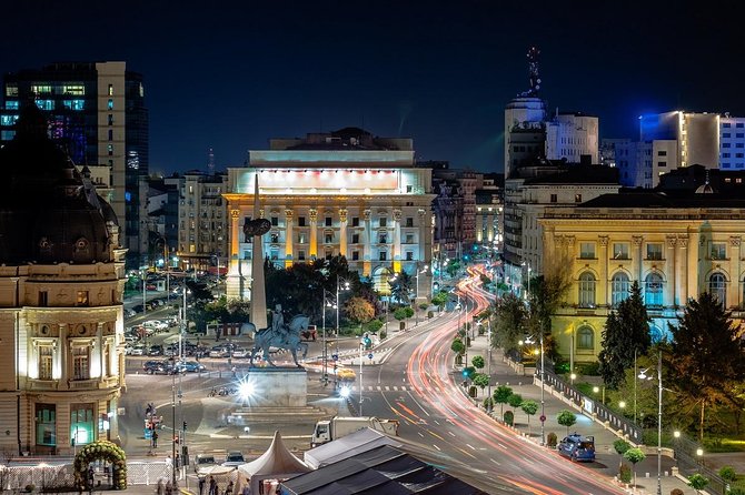 Bucharest Evening Tour and Traditional Dinner - 3 hours - Getting to your stops: minivan comfort and small-group focus