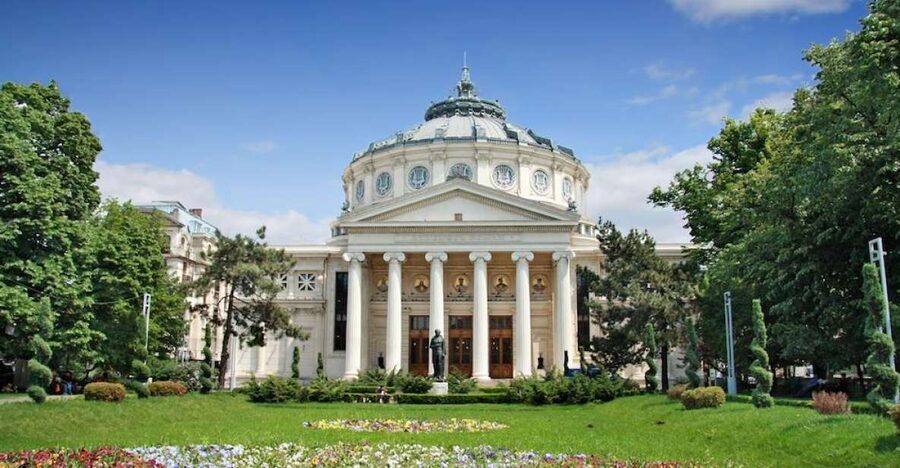 Bucharest Full Day City Tour - Getting Oriented in Bucharest: Revolution Square, Constitution Square, and the Military Academy