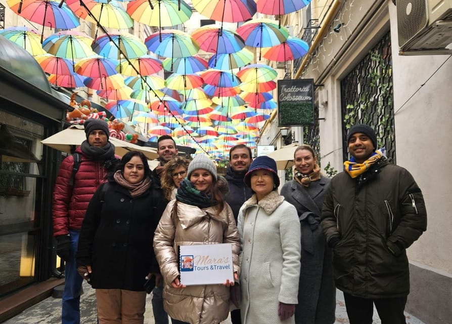 Bucharest: Guided Walking Tour with Romanian Snack - A monastery pause: Stavropoleos Monastery for calm and contrast