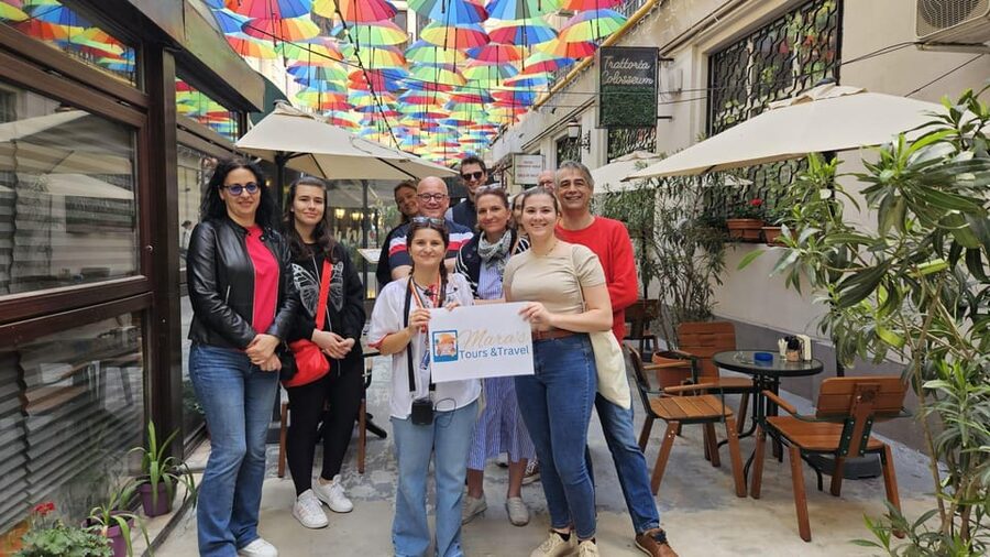 Bucharest: Guided Walking Tour with Romanian Snack - Piața Unirii and the Palace of the Parliament view that sets the tone