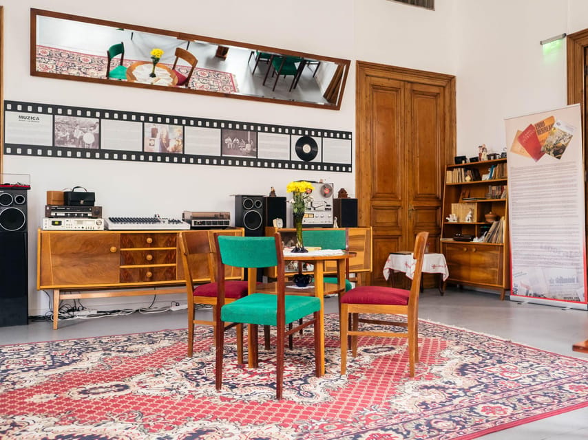 Bucharest: Museum of Communism Ticket with Communist Coffee - Interactive exhibits: typewriters, magazines, and clothes you can try