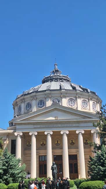 Bucharest Photo Walk - Instagram&Cinematic Spots in 3 hours - The Romanian Athenaeum: first frames and best-light coaching
