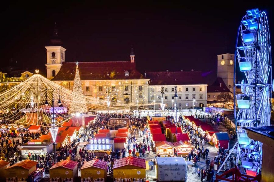 Bucharest: Sibiu Christmas Market Day Trip with Transfers - Inside the Sibiu Christmas Market: crafts, foods, and the Big Square rhythm