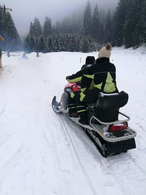 Bucharest: Snowmobile or ATV in the Carpathian Mountains - The mountain day in order: transfers, ride time, then cable car