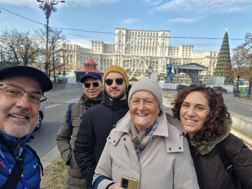 Bucharest: tour in the Parliament in Italian+exterior visit with guide - The walk starts near Caru cu bere, then moves into Bucharest’s old core