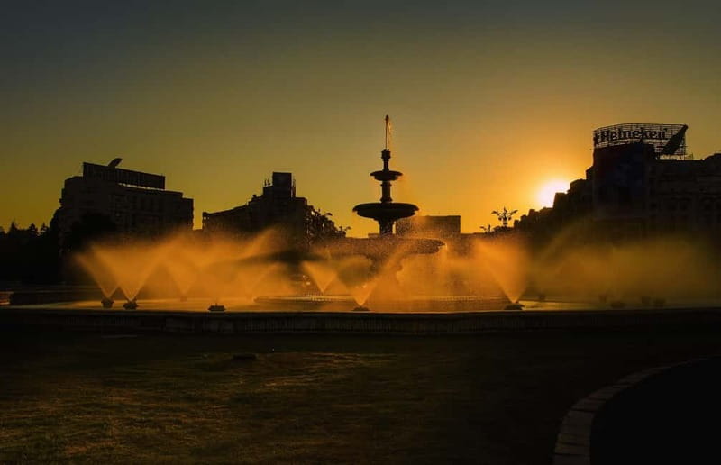Bucharest: Tour of Old Town, Calea Victoriei & Communism - Manuc’s Inn and the finale around Unirii Square fountains