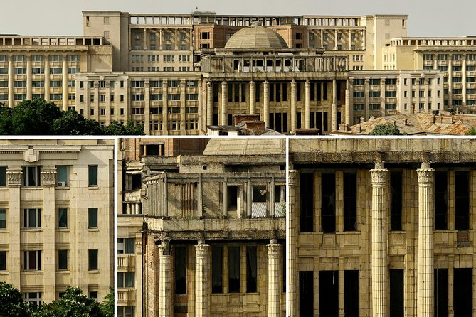 Communism in Bucharest - Landmarks, Museum & Communist Appetizers - Bloc 6 and the boulevard in front of power