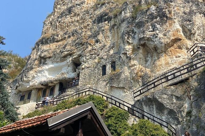 Day Trip to Bulgaria and Veliko Tarnovo from Bucharest - St. Dimitrii of Basarbovo: Cave Monastery Views Above the River