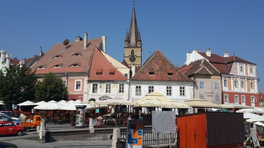 From Brasov: Guided Sighisoara and Sibiu Private Day Trip - Sibiu on foot: Big Square, Little Square, and the town’s dramatic geometry