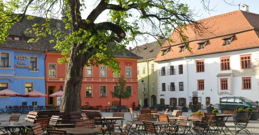 From Brasov - Red Line & City Tour Sighisoara UNESCO - City tour in Sighișoara at 11:00: market square to Vlad’s birthplace