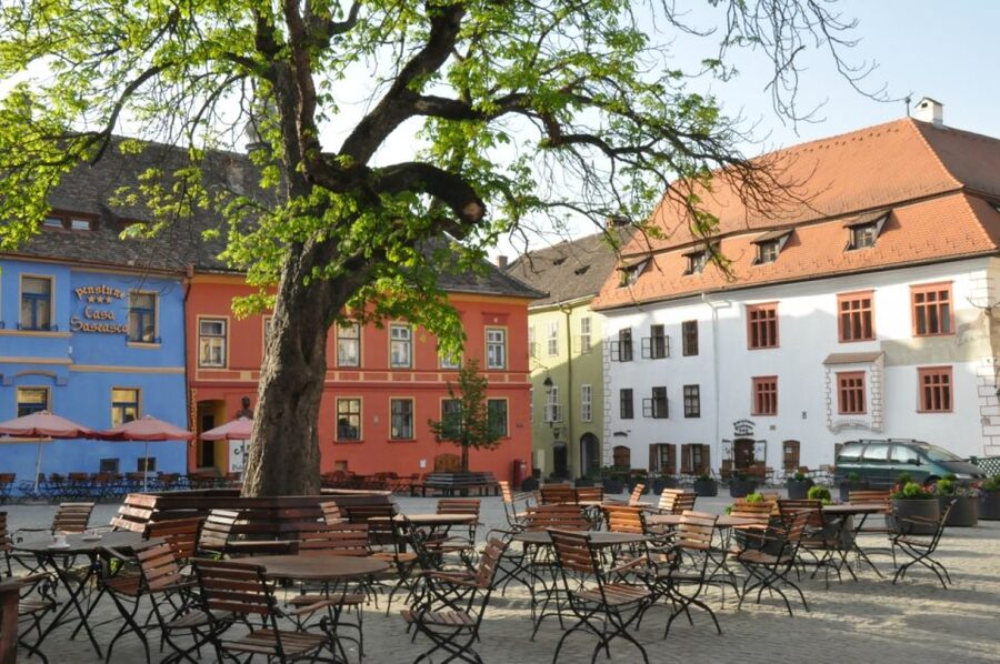 From Brasov - Red Line & City Tour Sighisoara UNESCO - Clock Tower stop: 64 meters of views and a look inside the mechanism