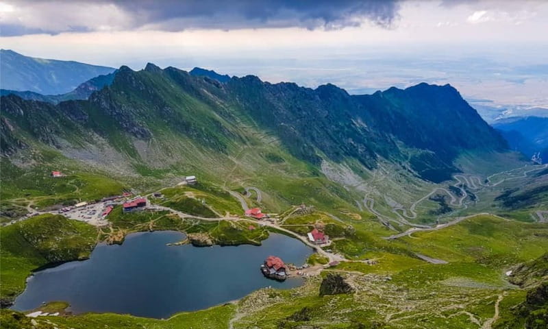 From Brasov : Transfagarasan and Balea Lake Ebike tour - Fagaras and the road-side architecture stop being background