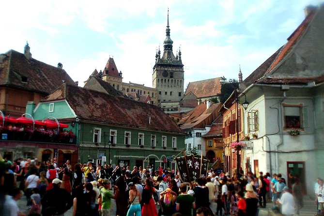 Halloween tour with 2 Halloween parties one at Bran Castle - The Great Dracula Ball in Sighisoara: Party Program and Timing