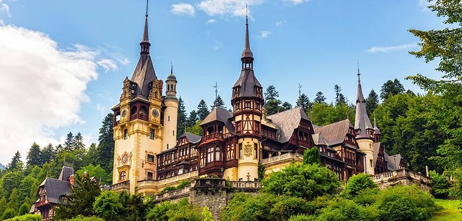 One Day Private Tour to Peles and Dracula Castles & Brasov City - From Bucharest to Peles Castle: a royal start with serious wow factor