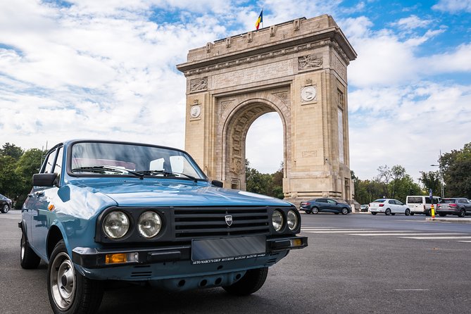 Private -RedPatrol Tour of Bucharest with a Romanian Vintage Car - Palace of Parliament and the Communist city blocks you can read