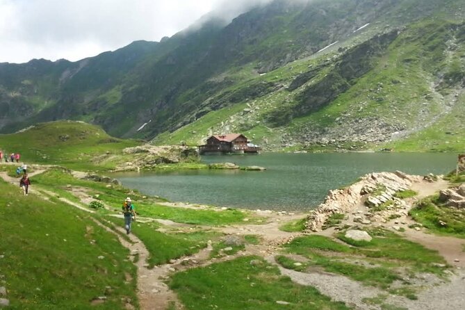 Private Tour - Top Gear Road, Transfăgărășan Highway - Poenari Citadel: Vlad’s cliff fortress, seen from the safer side