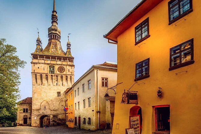Sighisoara, Viscri UNESCO & Rupea Fort - Private Tour from Brasov - Sighisoara Fortress and the Clock Tower: cobbled streets and Vlad’s early link