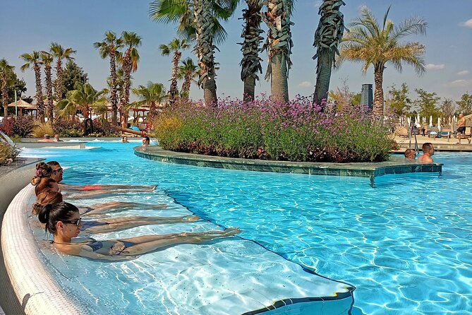 Therme Bucharest Tickets and Water Theme Park - GALAXY water theme zone: slides, wave pool, and family-friendly rules