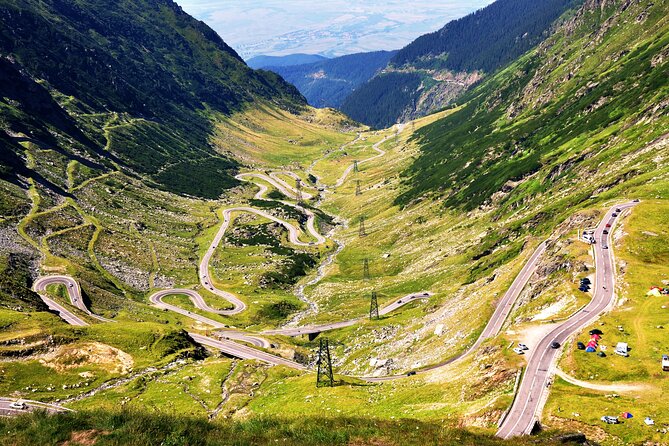 Transfagarasan Road Private Day Trip from Bucharest / The Best Road in the World - Vidraru Dam and Lake Vidraru, engineering you can picture from the viewpoint