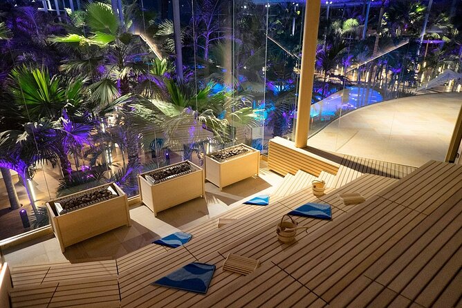 Transfer and Full Access All Day at Therme Spa Bucharest - What you get inside: Galaxy, Palm, and Elysium access all day
