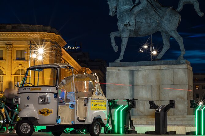 Tuk Tuk Bucharest Private Tour - Unique Experience. - What’s Included On the Ride: Comfort, Water, and Photo-Friendly Viewing