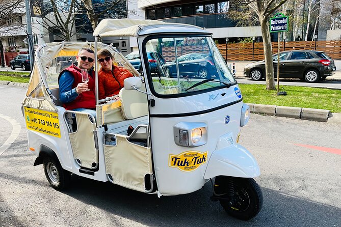 Tuk Tuk Bucharest Romantic Tour with miniBAR - Start Time, Pickup, and the Strada Doamnei Meeting Point