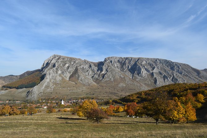 Turda salt mine, Rimetea village and Alba Iulia, from Cluj - Rimetea in the Apuseni Mountains: white houses, iron mining, and symbols
